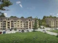 hnn axis apartment exterior rendering