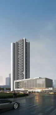 tower highrise architectural rendering