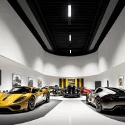 ai car museum interior