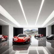 ai car museum interior