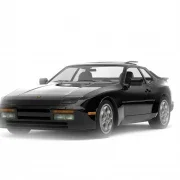 porsche 944 turbo automotive illustration 02