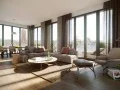 living room, interior rendering