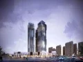 tower highrise concept2 dusk architectural rendering 2